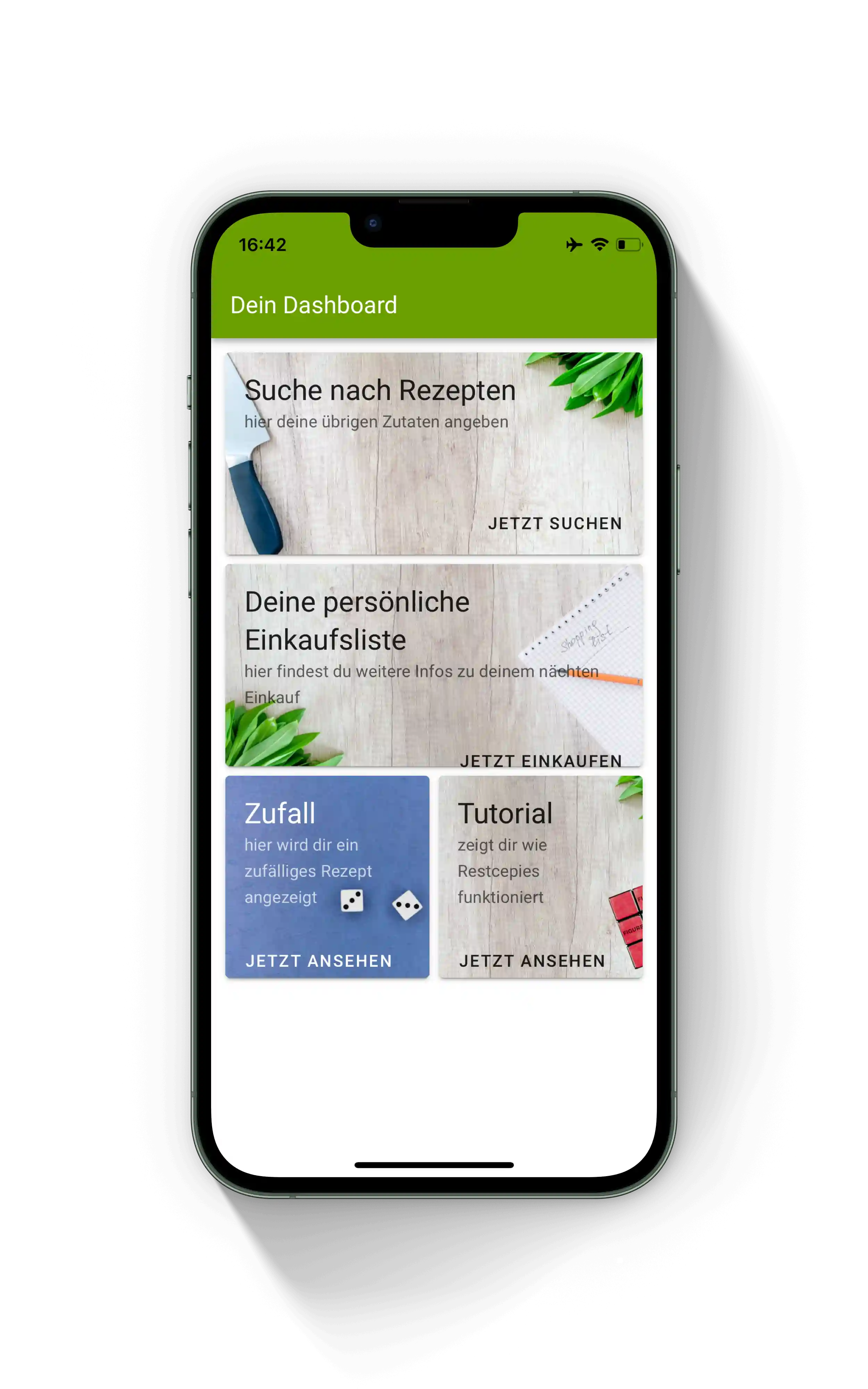 MockUps für Restcepies App als Beispiel für Fudable App MockUps für Restcepies App als Beispiel für Fudable App